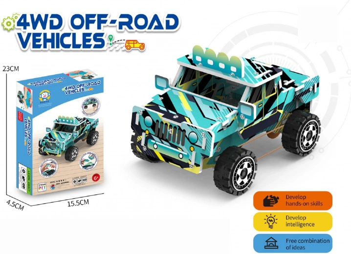 Set de Construcție pentru Mașină de Teren