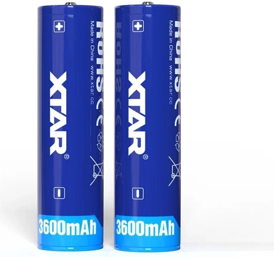 Acumulator Li-ion XTAR 18650 3,6 V 3600 mAh cu protecție