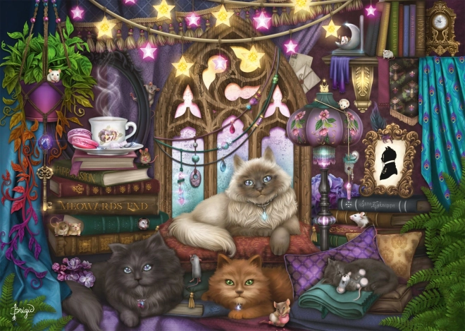 Puzzle Pisici și Canapea 1000 piese