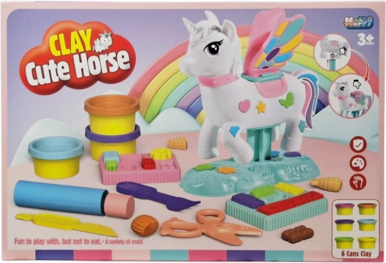 Set creativ cu plastilină Unicorn - 1 bucată