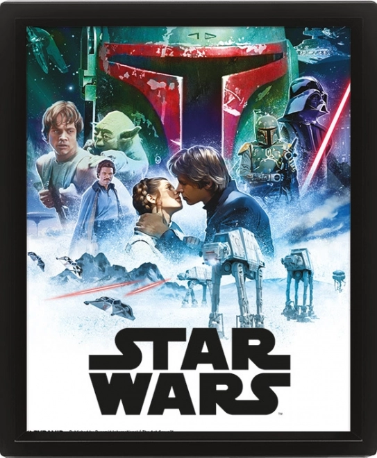puzzle 3D tablou star wars episodul iv/v