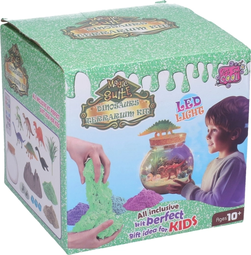 Set creativ pentru realizarea unei sfere decorative cu dinozaur, 13 cm
