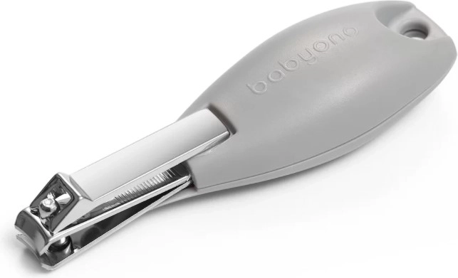 BabyOno clești ergonomici pentru unghii gri
