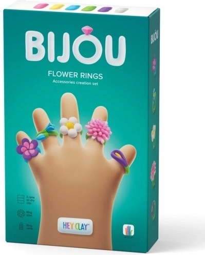 Masa modelatoare Hey Clay - Inel de flori