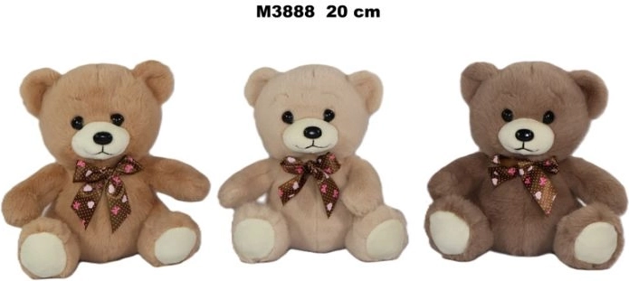 Ursuleț de pluș 20 cm - 1 bucată