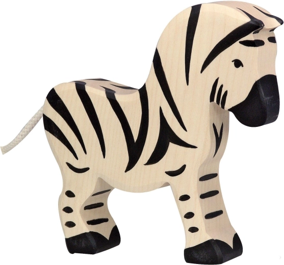 Figurină din lemn cu zebră Holztiger - 1 bucată