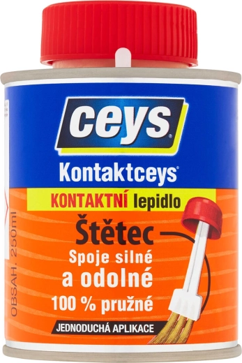 Adeziv de contact 250 ml cu pensulă KONTAKTCEYS