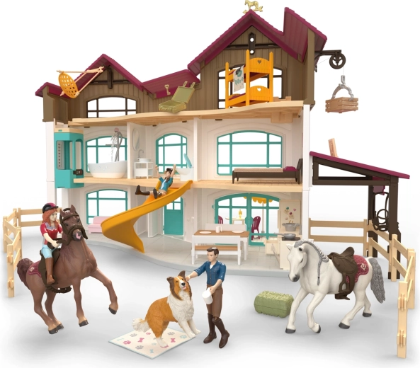 Schleich Horse Club Vila Lakeside cu țarc
