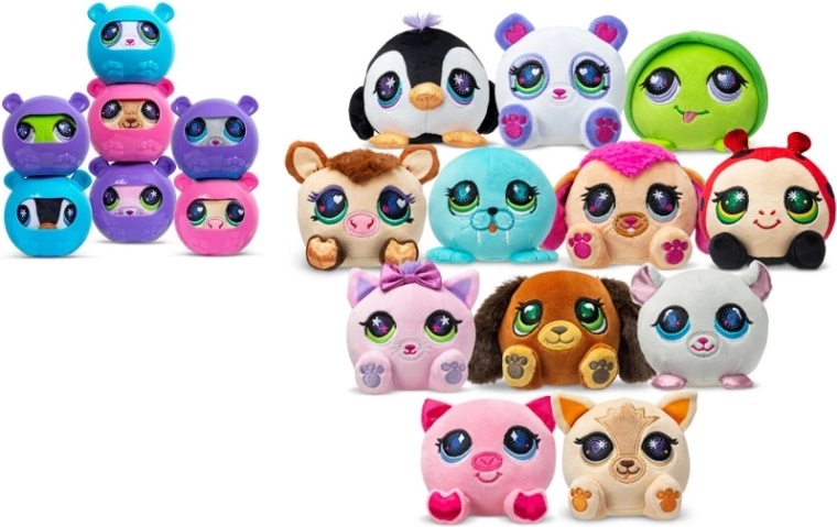 Bandai Littlest Pet Shop mini pluș în capsulă surpriză