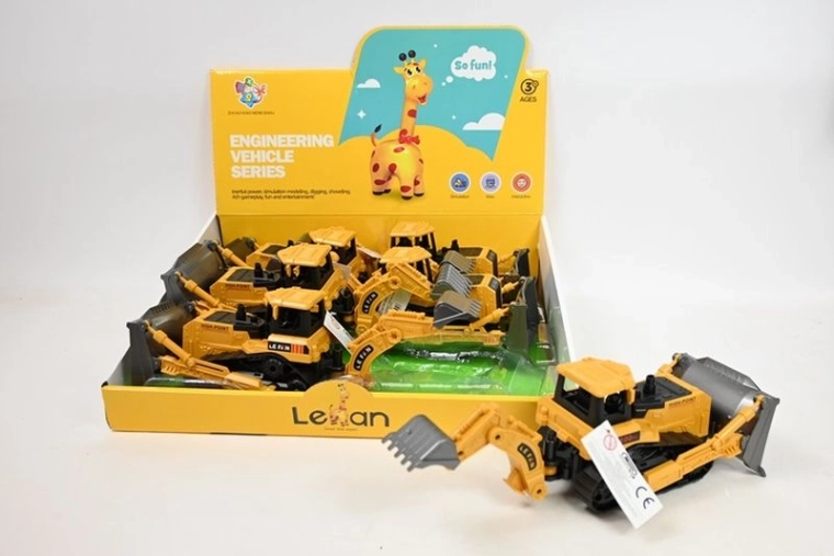 Mașină de construcții – set 6 buc. în ambalaj tip display