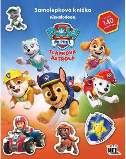 Carte cu abțibilduri Paw Patrol (Patrula Cățelușilor)