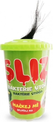 Glumi slime Bacteriile atacă – slime creativ transparent cu biluțe