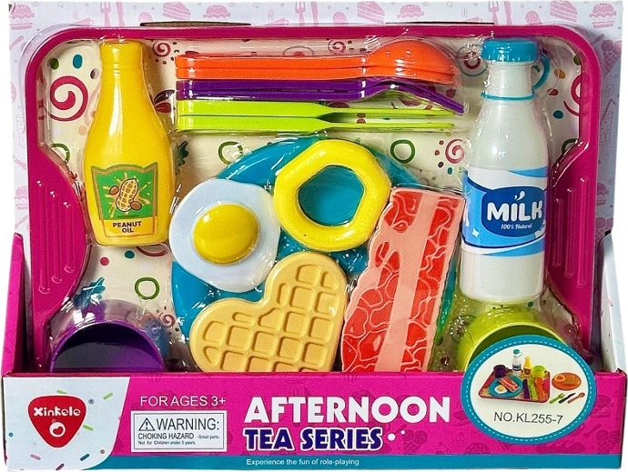 Set de alimente și veselă de bucătărie pentru copii