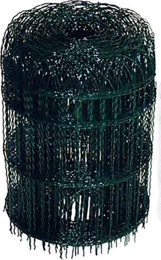 Plasă decorativă verde 65 cm, ochiuri 150 × 82 mm, sârmă 3,1/2,0 mm (25 m)