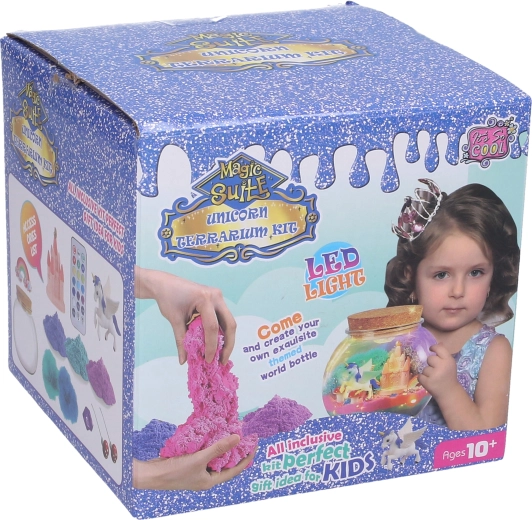 Set creativ pentru realizarea unei sfere decorative cu unicorn, 13 cm