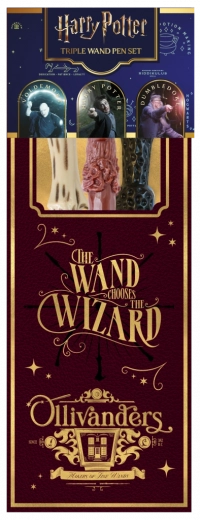 Set de pixuri în formă de baghete magice HARRY POTTER Magical Locations