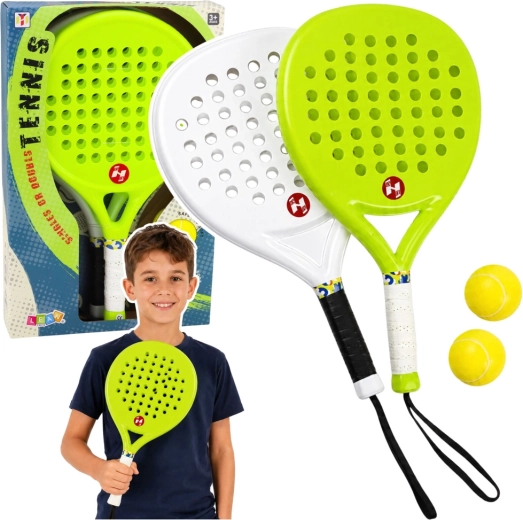Set de tenis de plajă – palete și mingi din spumă