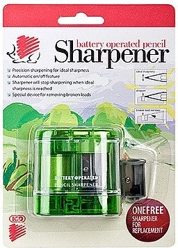 Ascuțitoare electrică ICO Mini pe baterii, asortată