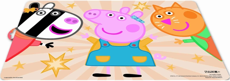 Suport de masă din plastic PEPPA PIG 43 × 28,1 cm