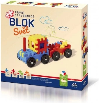 Set de construcție BLOK Lumea plastic 146 piese