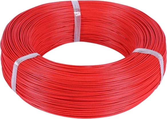 MSP fir de alimentare din silicon 28 AWG (0,08 mm2) 1 m roșu - 1 bucată