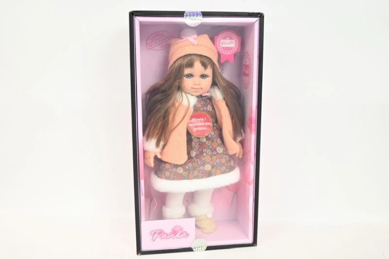 Păpușa Paula vorbitoare și cântătoare 33 cm (poloneză)