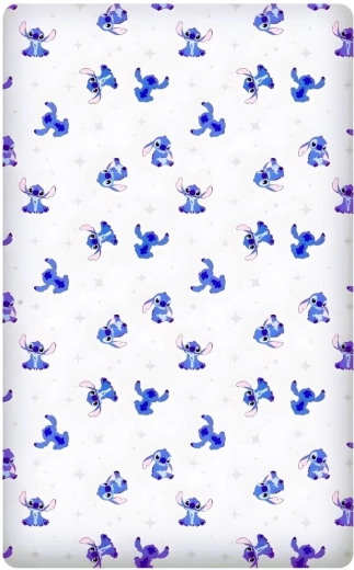 Cearșaf Lilo și Stitch 90 × 200 cm