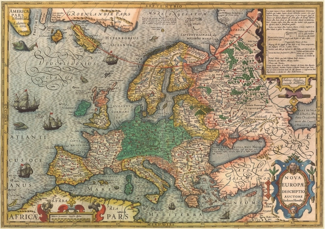 Puzzle EDUCA Harta Europei 1000 de piese