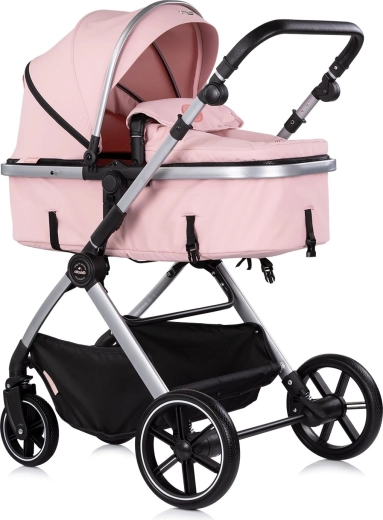 Chipolino Pearl cărucior 2în1 combinat Powder Pink