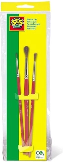 SES set de pensule pentru copii (3 buc)