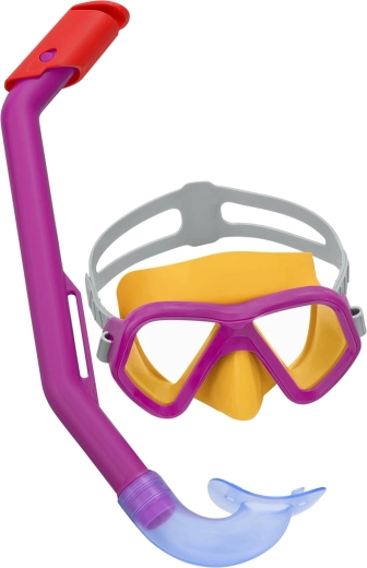 Set roz pentru snorkeling BESTWAY pentru copii și tineret