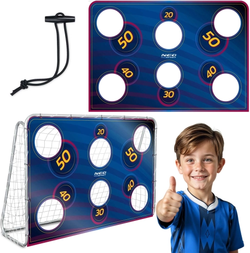 Neo-Sport pânză de antrenament pentru șuturi la poarta de fotbal 180 × 120 cm