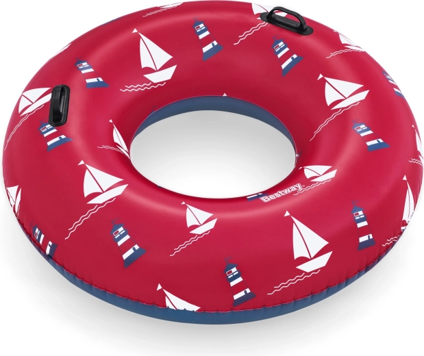 Colac gonflabil BESTWAY 119 cm cu mânere – Roșu