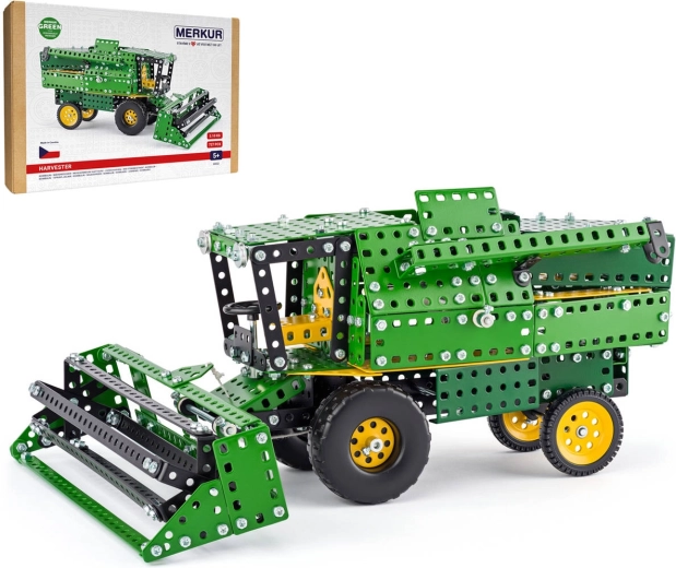 Set de construcție metalic Merkur, combină, 727 de piese