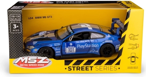 Model de mașină BMW M6 GT3 la scara 1:24