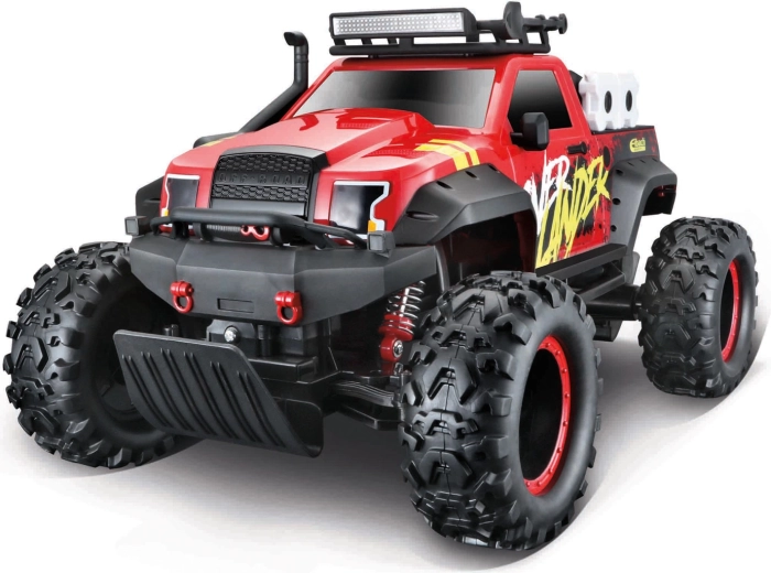 Maisto RC Overlander roșu, model off-road telecomandat