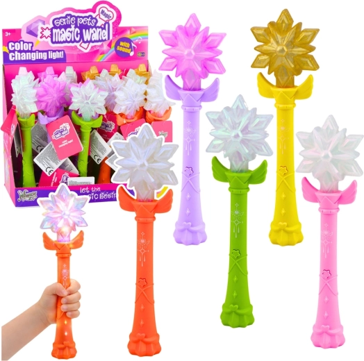 Baghetă magică luminoasă cu sunete – stelată