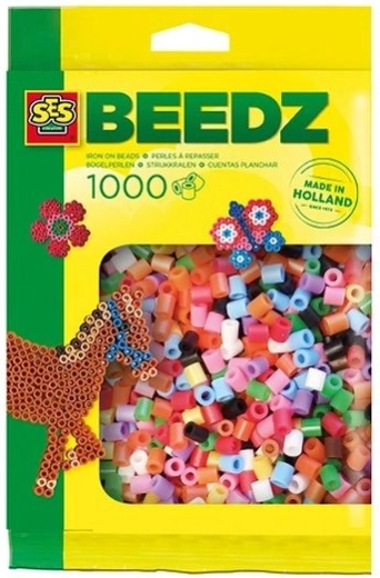Mărgele de călcat SES Creative în culori de bază 1000 buc.