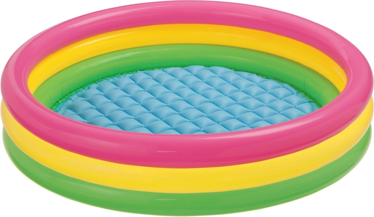 Piscină gonflabilă pentru copii curcubeu 147 × 33 cm Intex