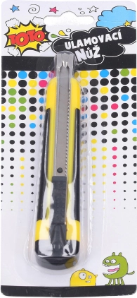 Cuțit cu lamă detașabilă cu mâner ergonomic 9 mm