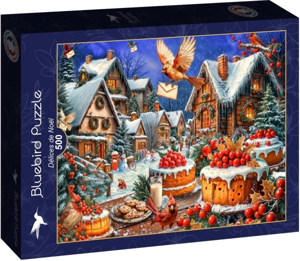 Bluebird Puzzle Delicii de Crăciun 500 de piese