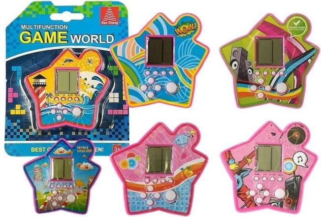 Joc electronic de buzunar Tetris – stea roz