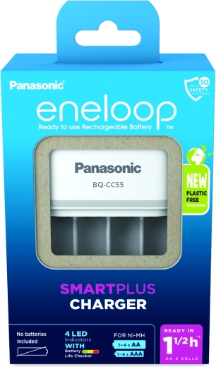Încărcător ENELOOP Smart & Quick BQ-CC55 fără acumulatori