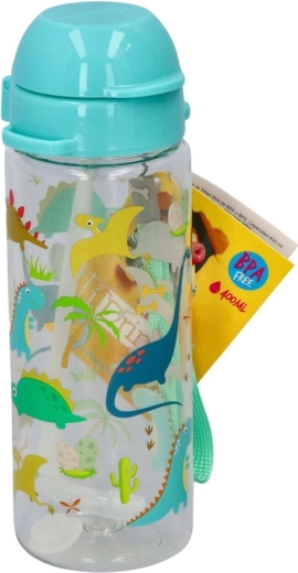 Sticlă de băut din tritan pentru copii, cu dinozauri, 400 ml