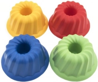 Formă de nisip guguluf, plastic, 12 × 7 cm, culori diverse