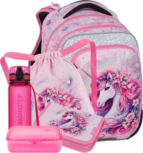 Bagmaster BETA set școlar mare pentru începători cu unicorn