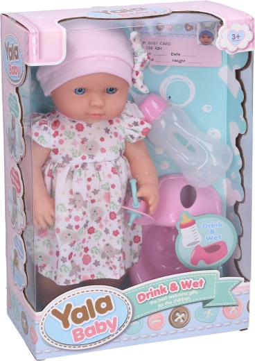 Bebeluș care face pipi cu biberon 30 cm