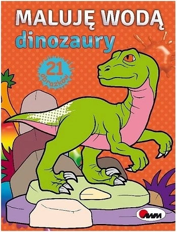 Cărți de colorat cu apă – Dinozauri