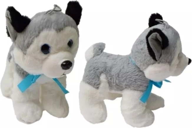 Husky de pluș mediu 20 cm