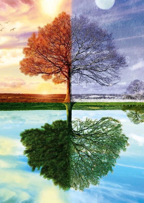 Puzzle Arborele celor patru anotimpuri 500 piese